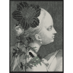 poster con cornice nera FEMME 1 sartoria luminarie bologna