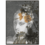 poster con cornice nera FEMME 2 sartoria luminarie bologna