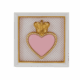 QUADRETTO PICCOLO CUORE ROSA