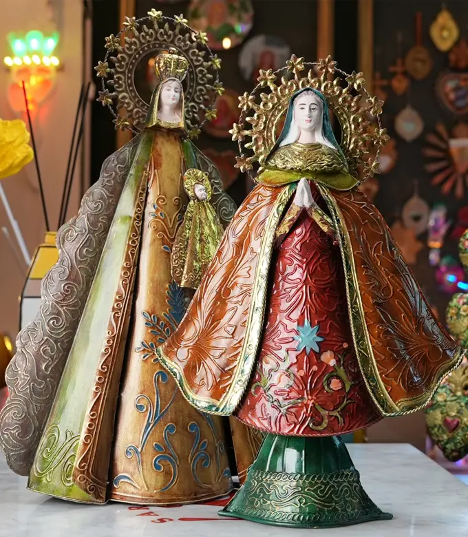 Icone sacre, madonne, Sartoria Luminarie a Bologna e online