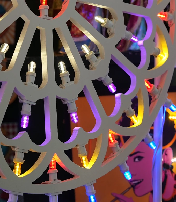 Luminarie da interno. Sartoria Luminarie a Bologna e online