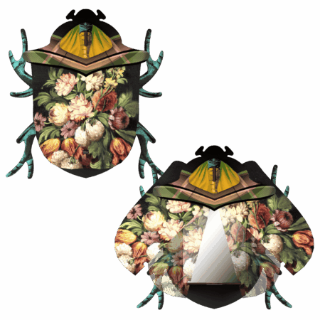 Scarabeo miho grande con specchio Sartoria Luminarie Bologna