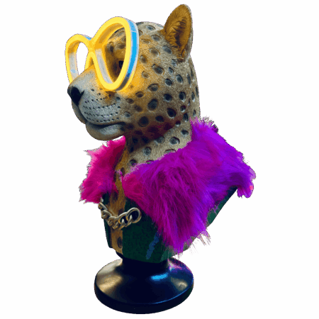 Palais Royal busto leopardo led Sartoria Luminarie Bologna