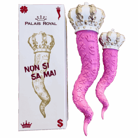 Palais Royal Corno in resina rosa Sartoria luminarie Bologna