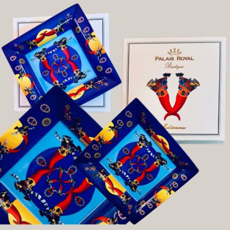 Svuota tasche multicolor  linea mediterranee con peperoncini in porcellana Sartoria Luminarie Bologna