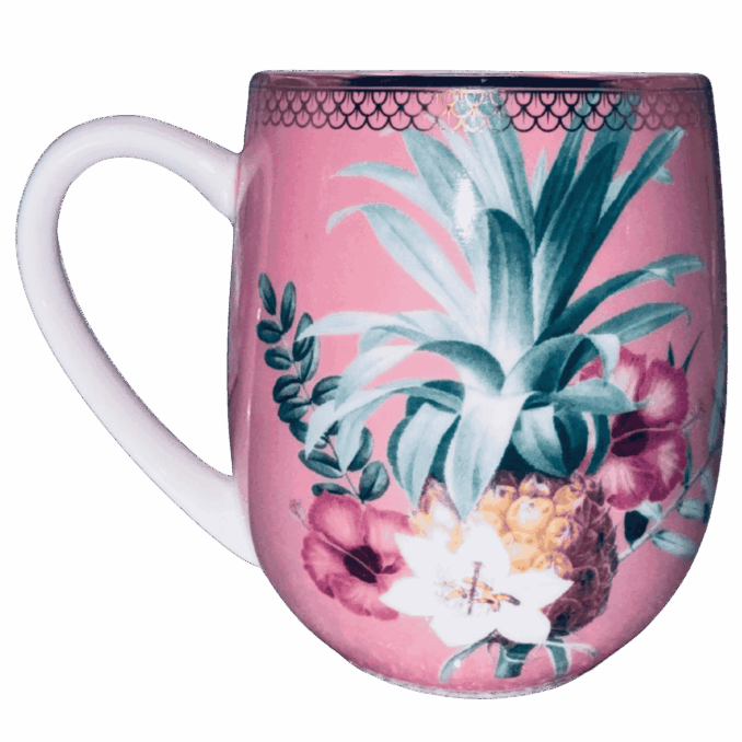 Tazza mug animali tucano in porcellana Sartoria luminarie Bologna