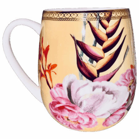 Tazza mug animali zebra in porcellana Sartoria luminarie Bologna