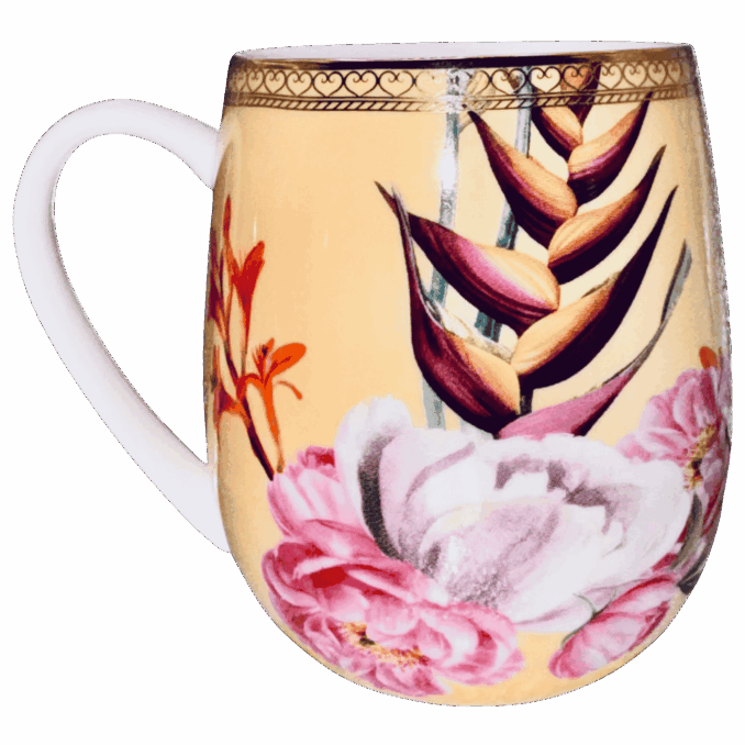 Tazza mug animali zebra in porcellana Sartoria luminarie Bologna