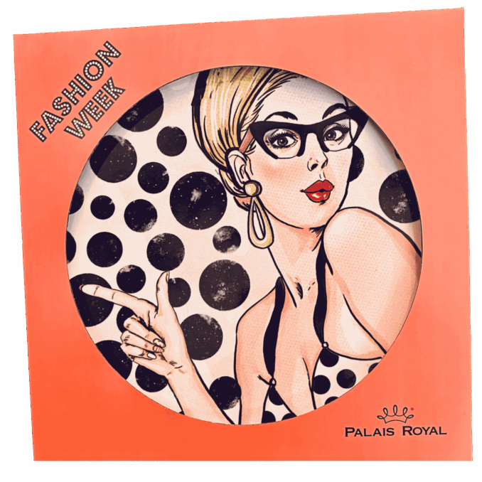 Piatto pizza in ceramaca volti pin-up girls Sartoria Luminarie Bologna