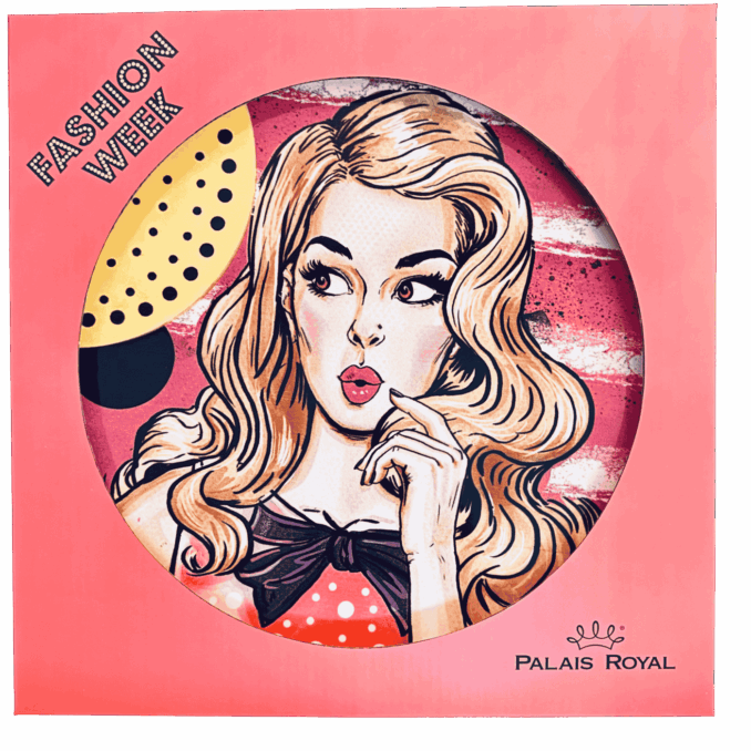 Piatto pizza in ceramaca volti pin-up girls Sartoria Luminarie Bologna