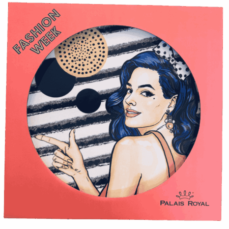 Piatto pizza in ceramaca volti pin-up girls Sartoria Luminarie Bologna