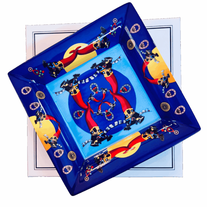 Svuota tasche multicolor  linea mediterranee con peperoncini in porcellana Sartoria Luminarie Bologna
