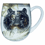 Tazza mug animali tigre in porcellana Sartoria luminarie Bologna