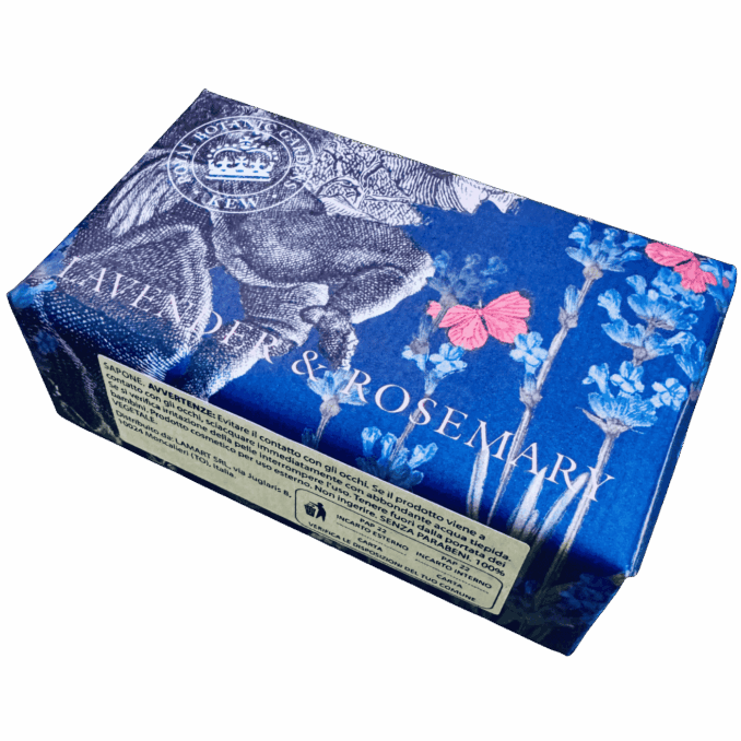 Sapone Kew Soap 350 gr Lavander & Rosemary Sartoria Luminarie. Bologna