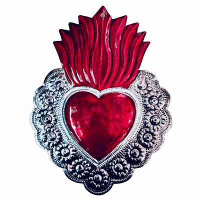 CUORI grandi ROSSI in latta var B