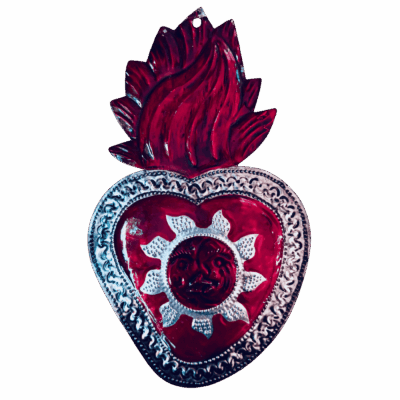 CUORI grandi ROSSI in latta var D