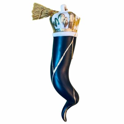 CORNO REGALE KINTSUGI NERO L 18 in porcellana