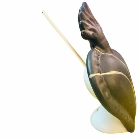 cuore ceramica nero kentsuji sartoria luminarie bologna 0
