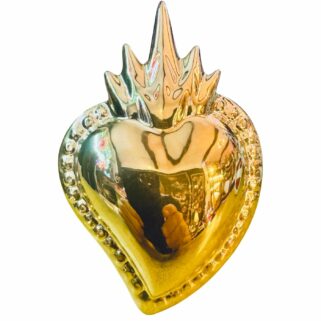 cuore ceramica oro sartoria luminarie bologna 0g