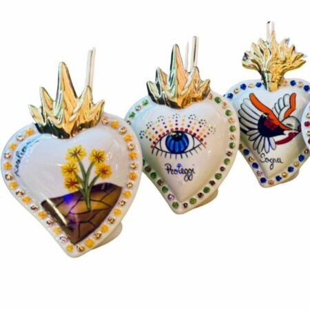 cuore ceramica resilienza sartoria luminarie bologna 0