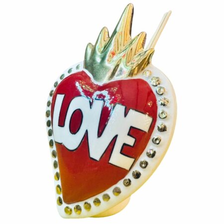 cuore ceramica Love sartoria luminarie bologna 0n