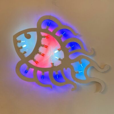 Pesce Luminaria 18 luci